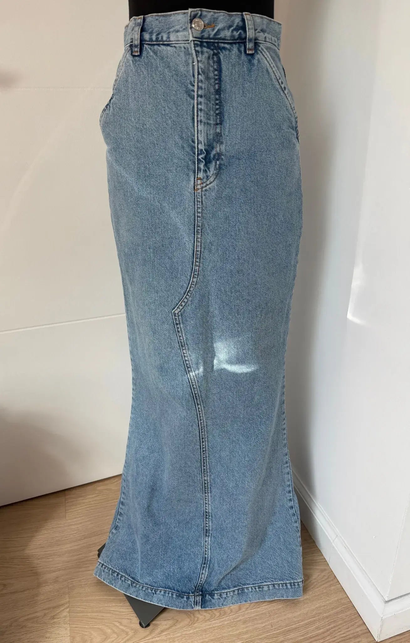 MOSCHINO - Jupe longue en denim