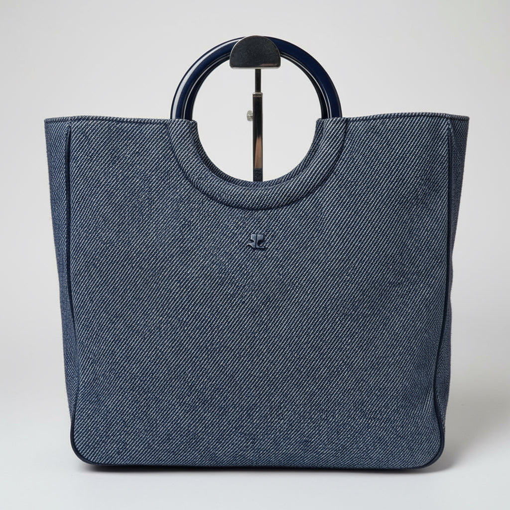 Courrèges - Sac Denim Tote Vintage