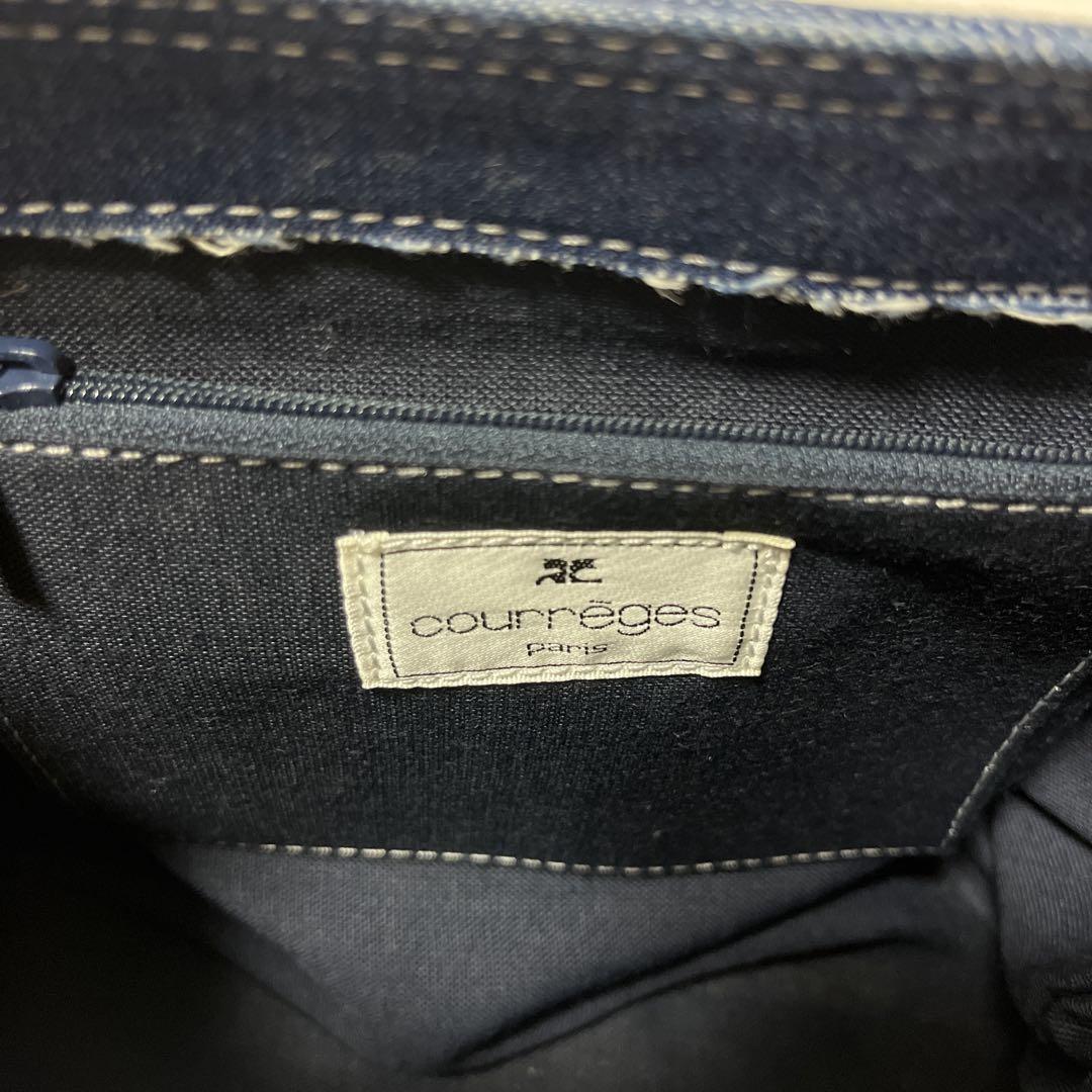 Sac Denim Tote Vintage - COURRÈGES - Intérieur