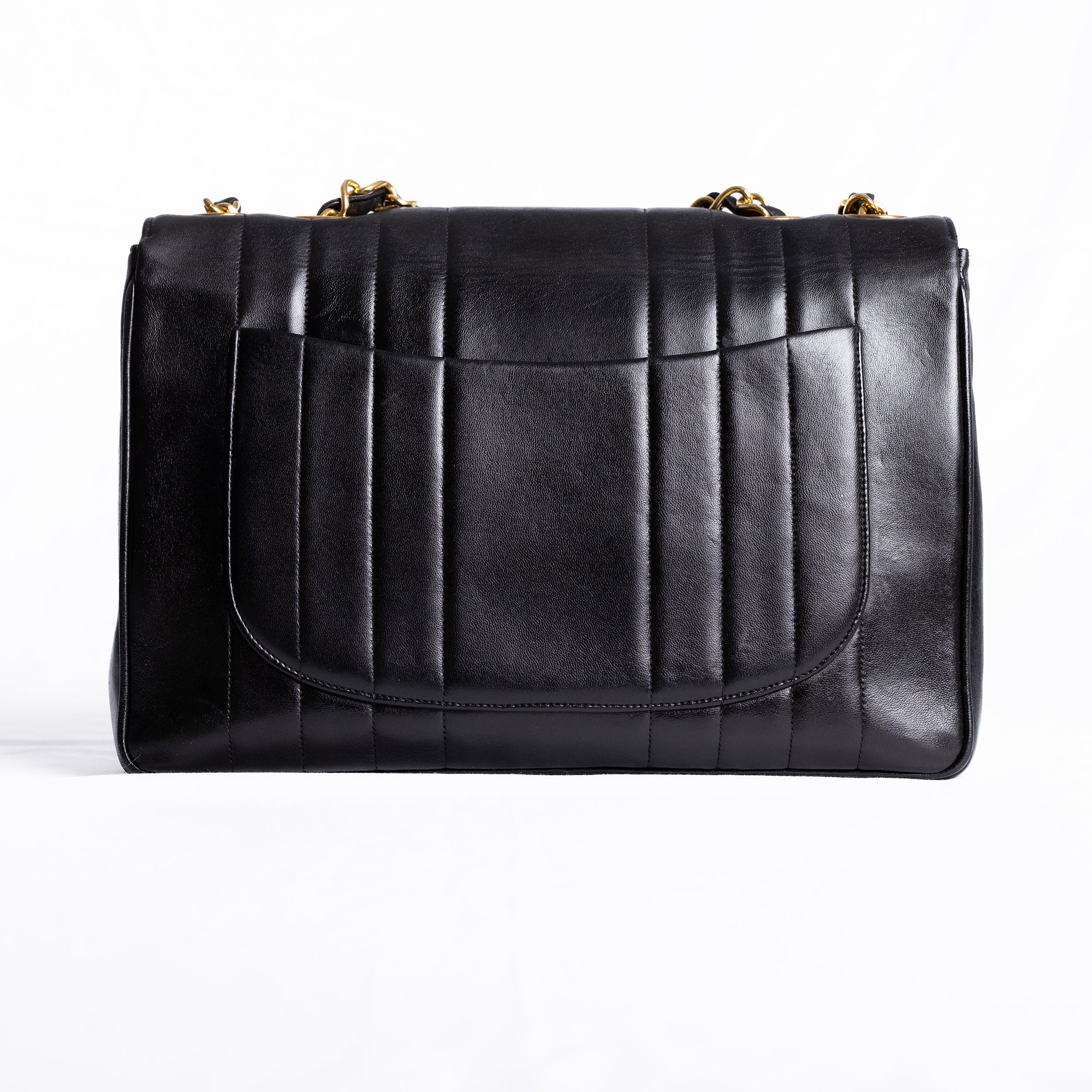 CHANEL Sac Mademoiselle Jumbo Lambskin + certificat Entrupy