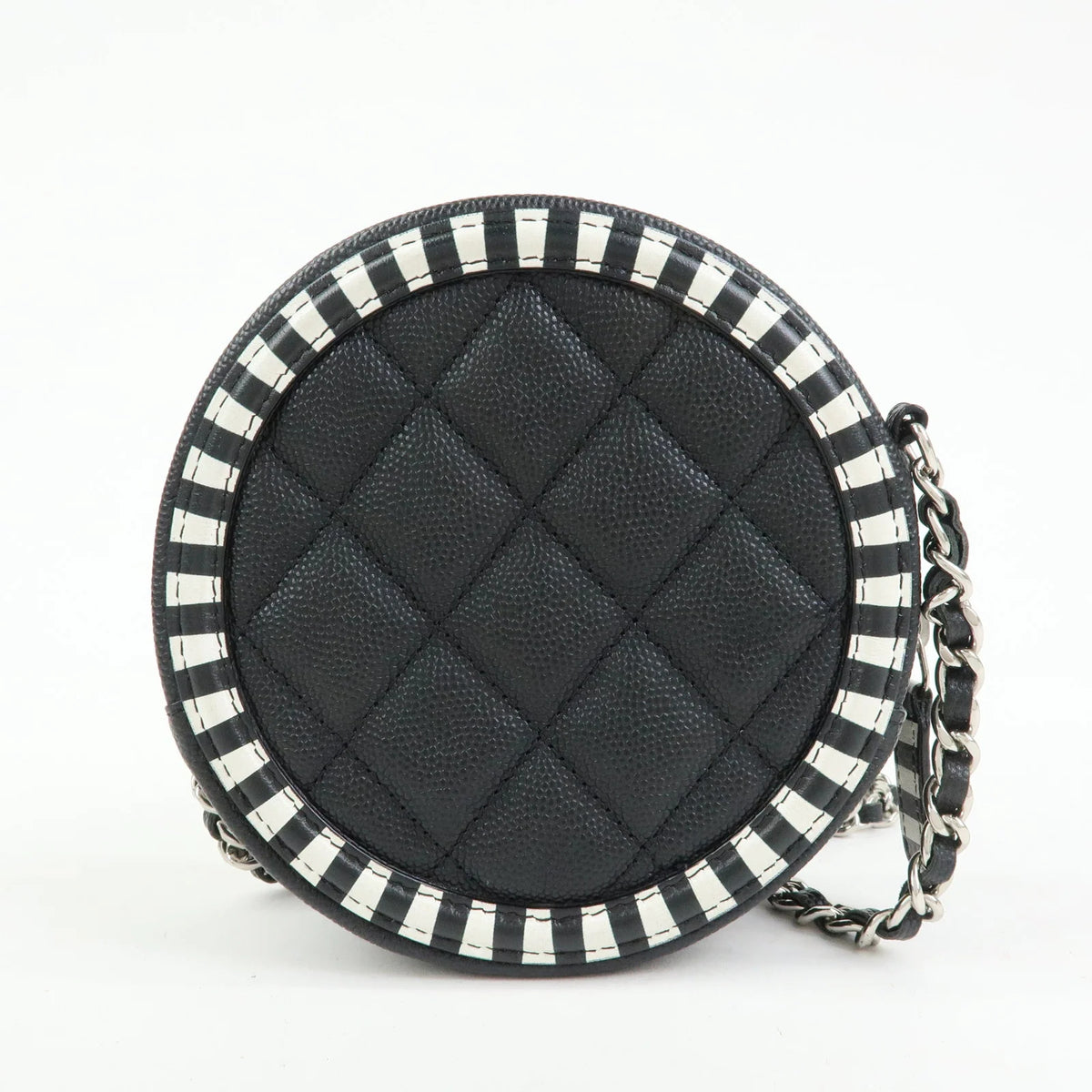 Chanel - Mini sac rond Filigree Cuir Caviar