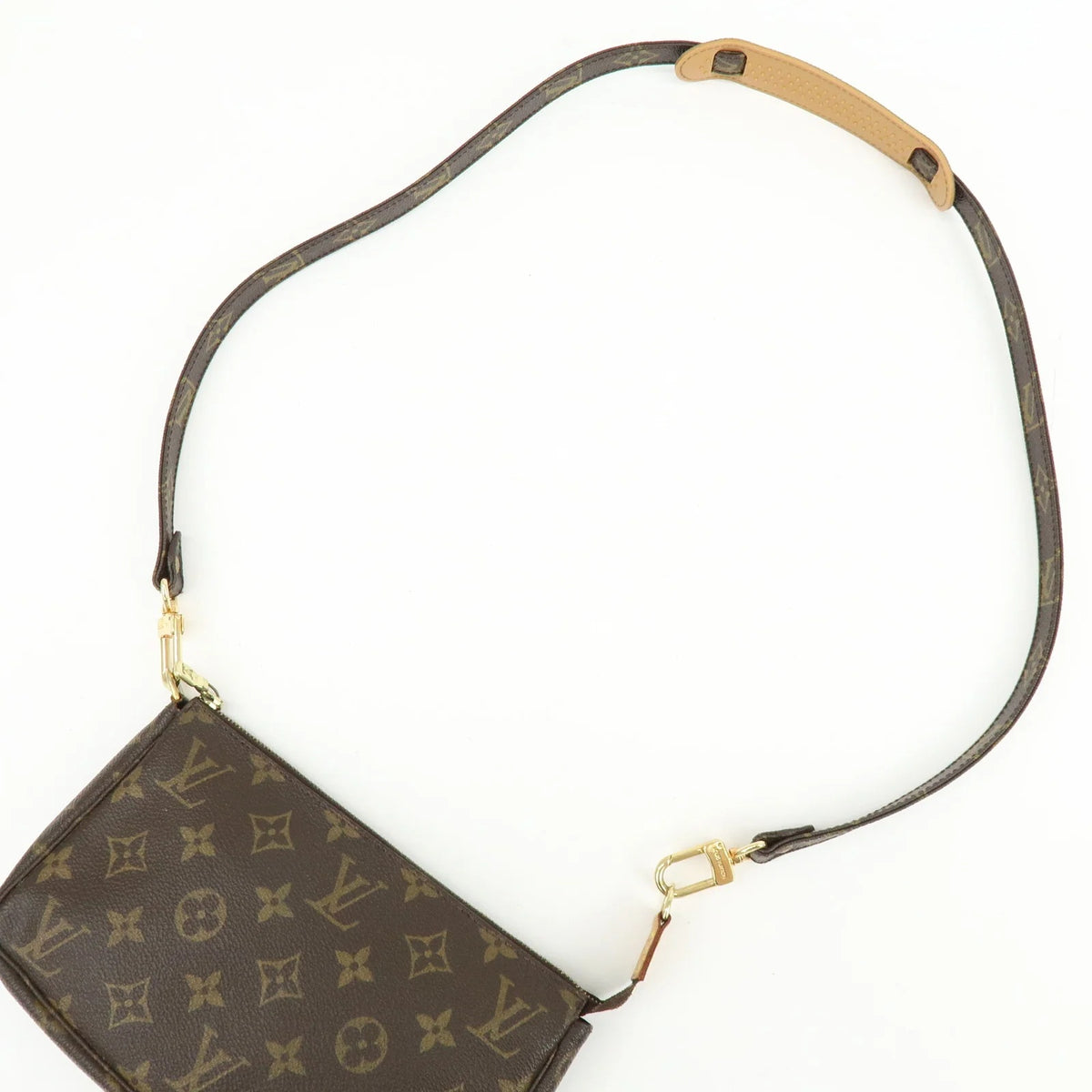 Louis Vuitton - Pochette accessoires + bandoulière Monogram
